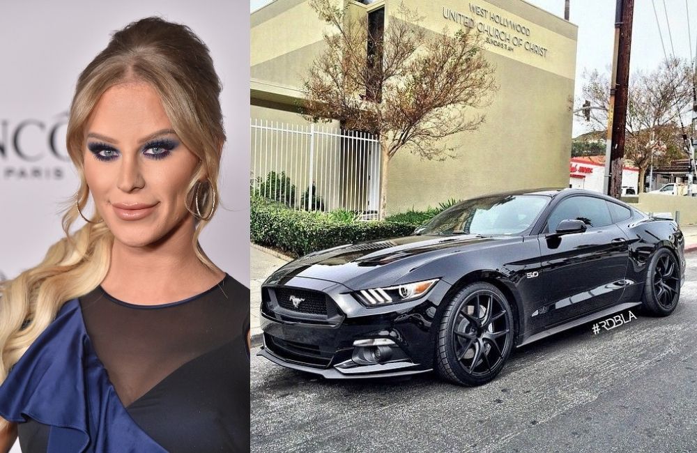 Gigi Gorgeous ©DFree / Shutterstock.com | Mustang GT @GunMetal50 / Pinterest.com