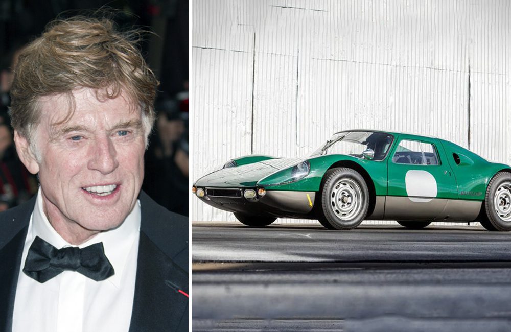 Robert Redford ©Denis Makarenko / Shutterstock.com | 1964 Porsche 904 GTS @_Just / Shutterstock.com / Twitter.com