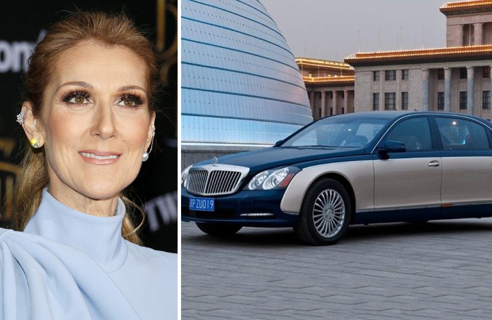 Celine Dion ©Tinseltown / Shutterstock.com | Maybach 62 @CelineDionTurkiye / Facebook.com